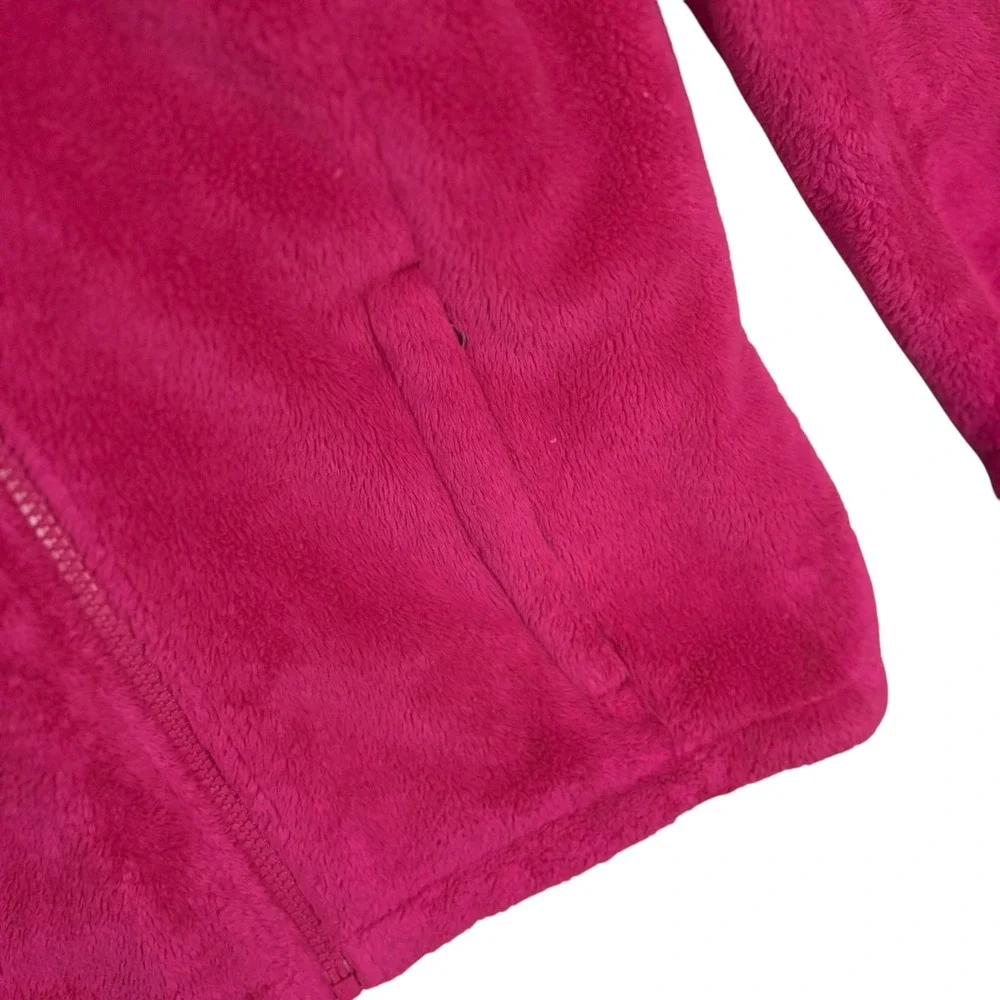 The North Face Womens Osito Jacket XS Magenta Fleece Plush Full Zip Gorpcore
